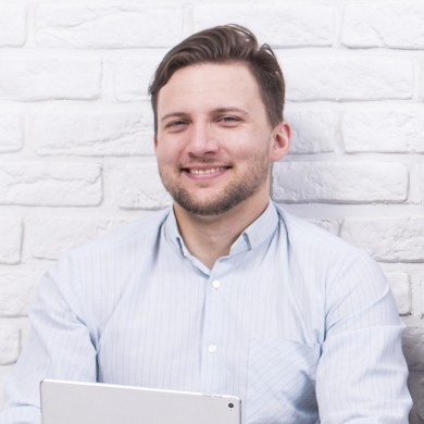 Smiling man in shirt